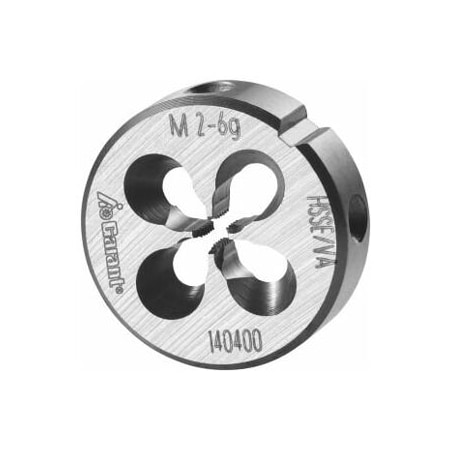 Garant M2X0.4 HSS-E Round Die, for High Tensile Steels, Closed/Pre-Slit Form 140400 M2